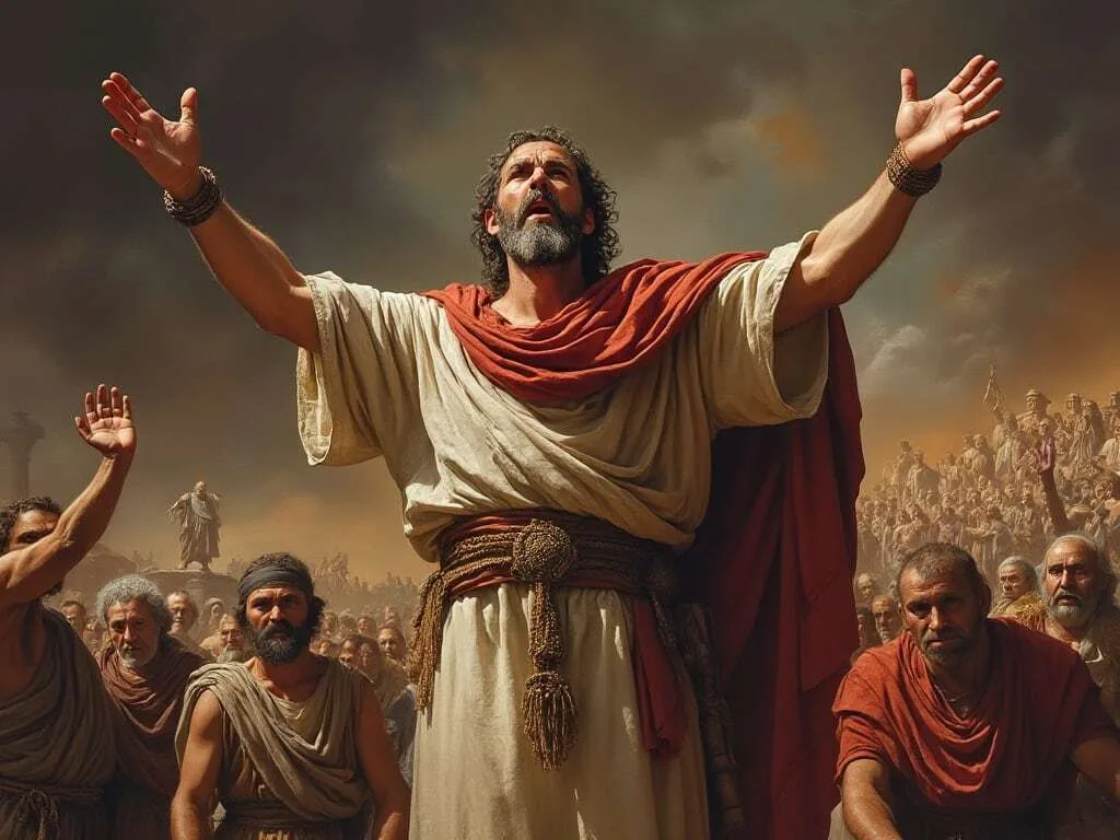 Paul Preaching Paul Preaching At Aeropagus